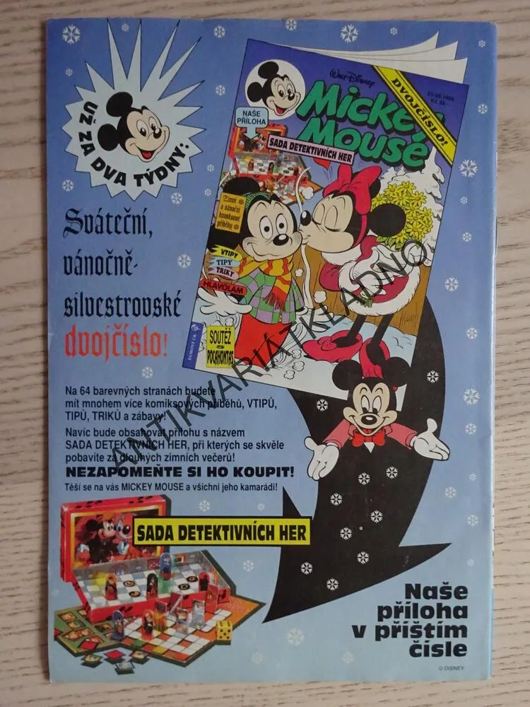 MICKEY MOUSE, KOMIKS, DISNEY, 24/1995