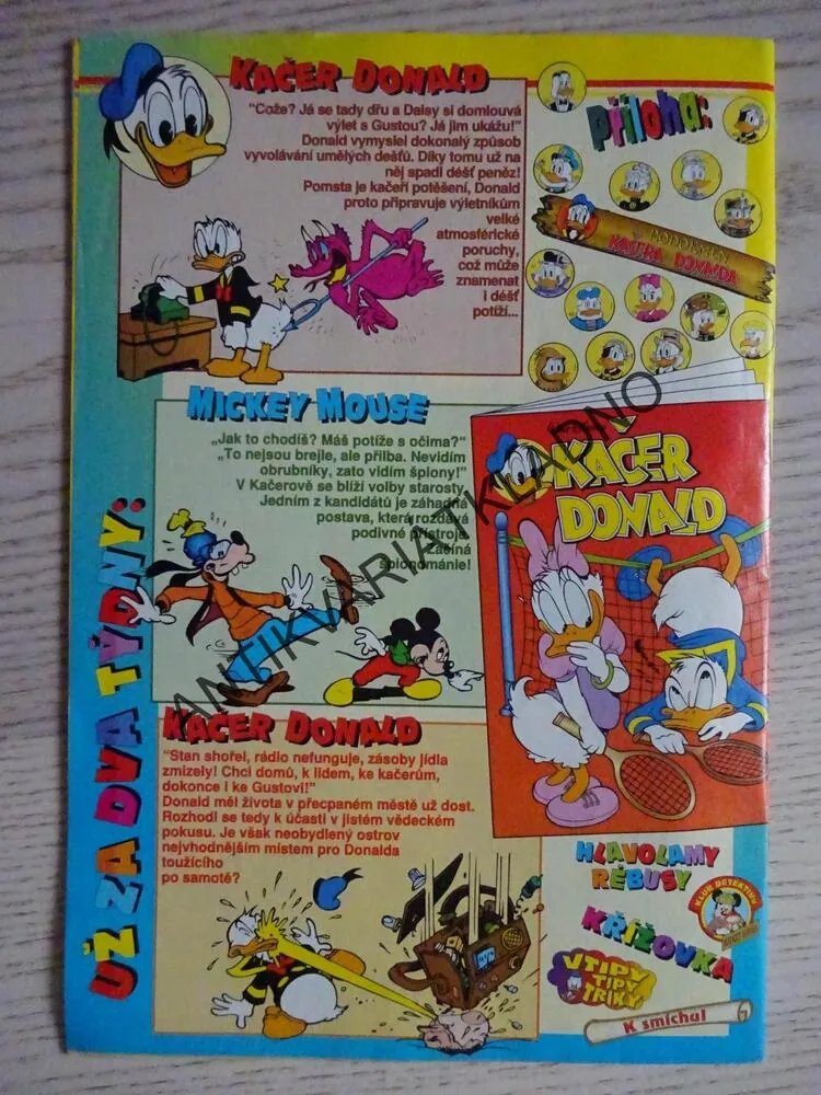 KAČER DONALD, 9/96, komiks DISNEY