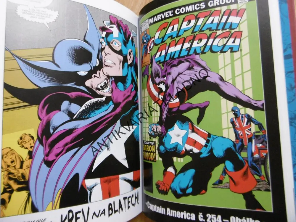 CAPTAIN AMERICA, KAPITÁN AMERICA, KOMIKS MARVEL 6., **an