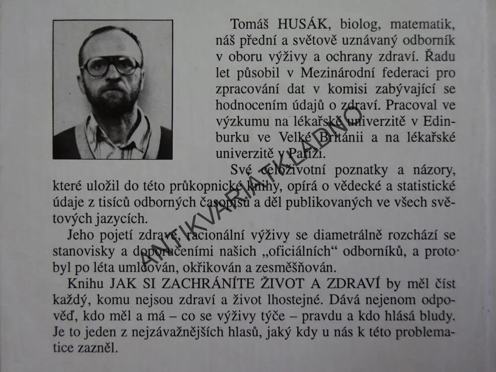 JAK SI ZACHRÁNÍTE ŽIVOT A ZDRAVÍ, TOMÁŠ HUSÁK, **an