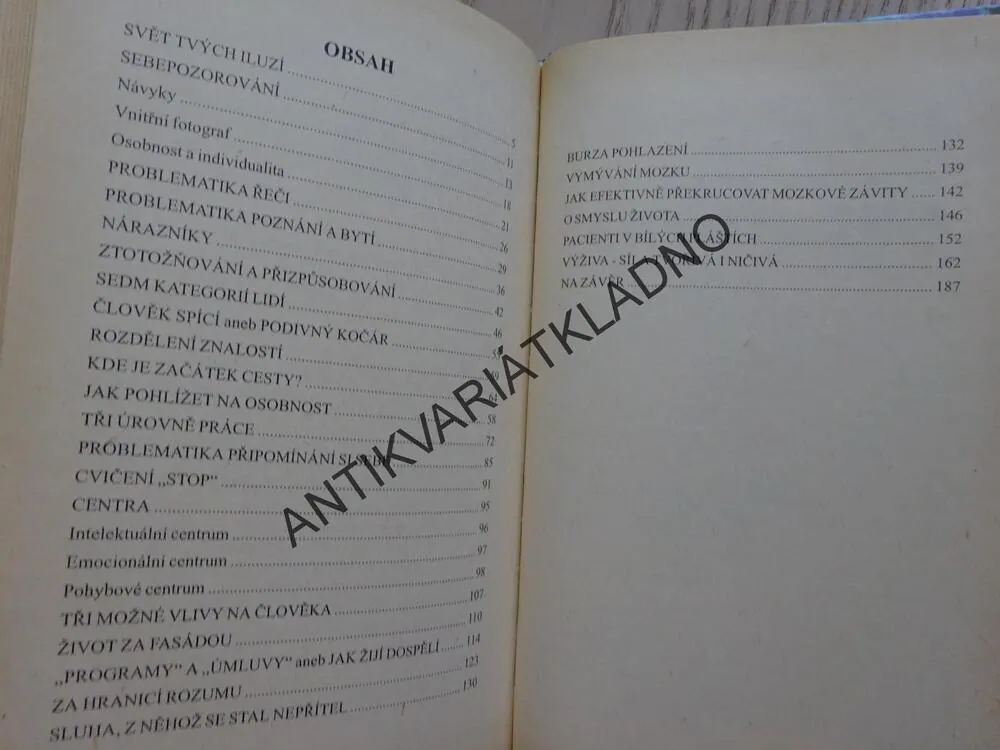 SVĚT TVÝCH ILUZÍ, VLADIMÍR SAVČENKO, **an