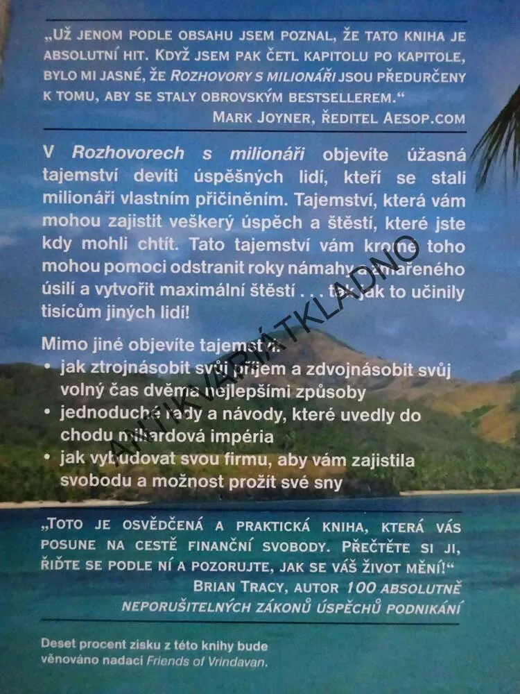 ROZHOVORY S MILIONÁŘI, MIKE LITMAN, JASON OMAN, **an