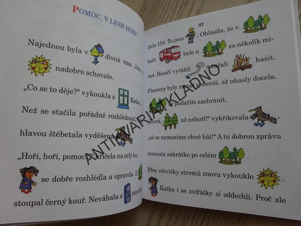 PRVNÍ OBRÁZKOVÉ ČTENÍ, HANA POREBSKÁ, ŠÁRKA MRVOVÁ, **an