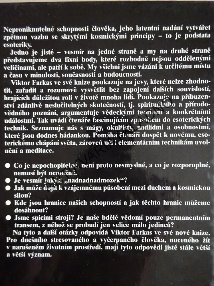 SKRYTÉ SKUTEČNOSTI, VIKTOR FARKAS, **an