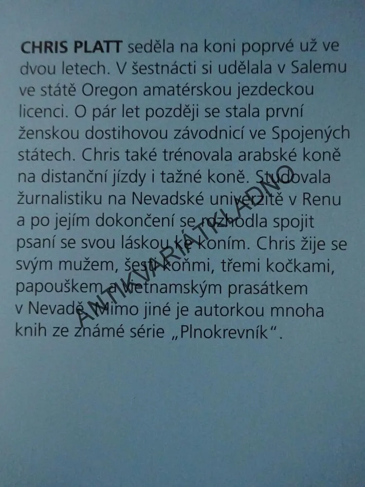 NOČNÍ HVĚZDA, CHRIS PLATT, **an
