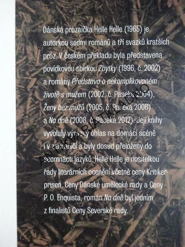 JESTLI CHCEŠ, HELLE HELLE, **an