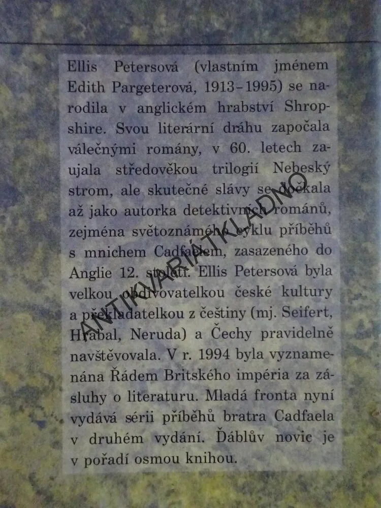 ĎÁBLŮV NOVIC, ELLIS PETERSOVÁ, **an