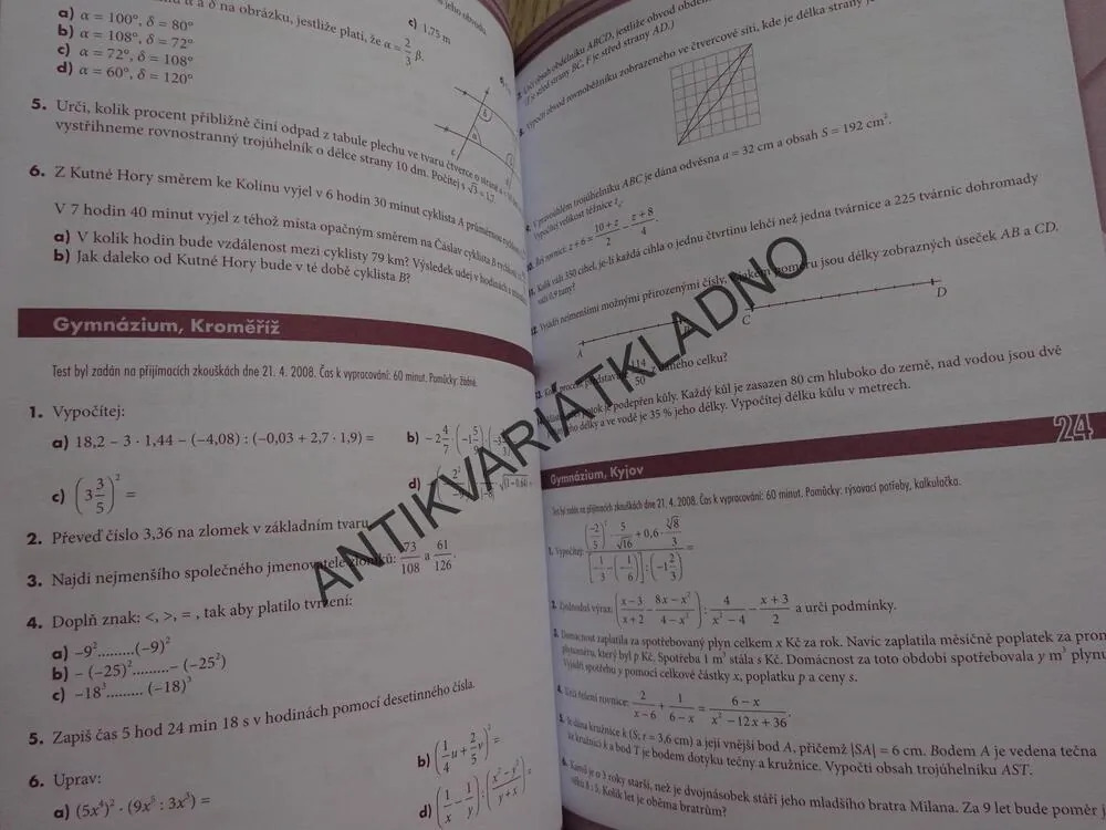 TESTY Z MATEMATIKY, 2009
