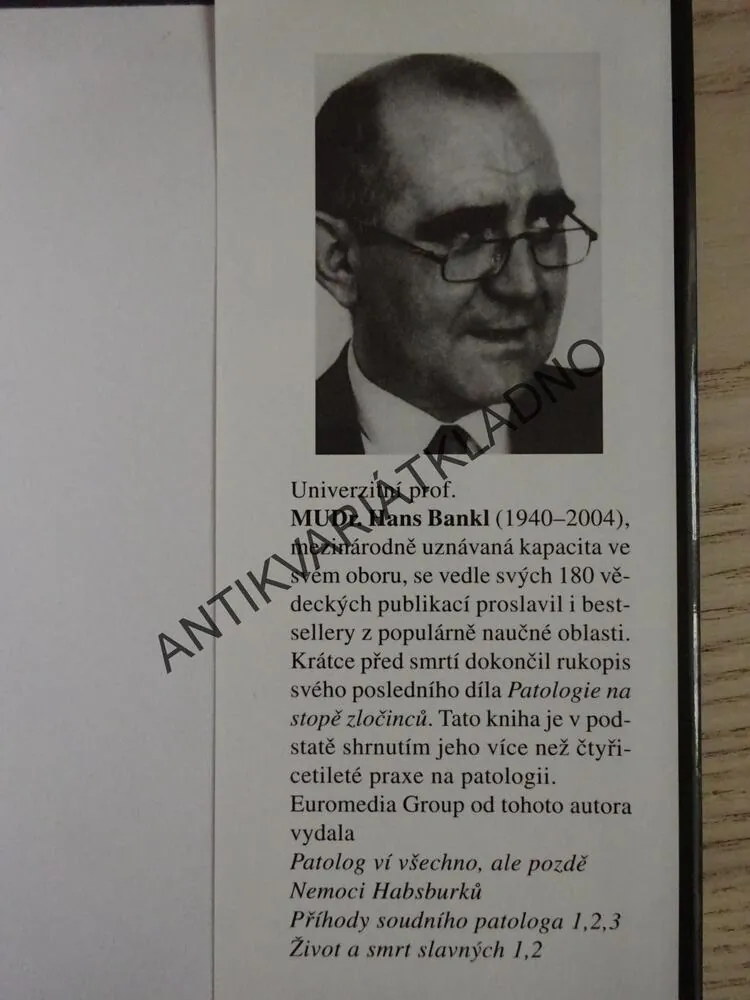 PATOLOGIE NA STOPĚ ZLOČINCŮ, HANS BANKL, **an