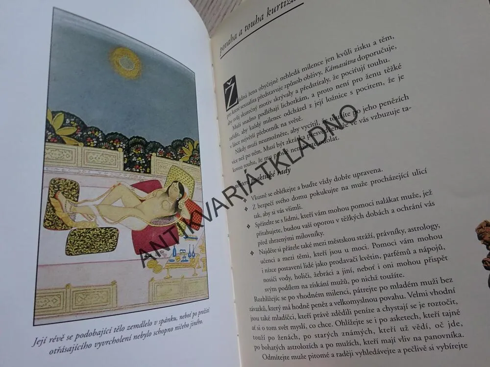 KÁMASÚTRA, VÁŠNIVÝ MUŽ A SMYSLNÁ ŽENA, **an