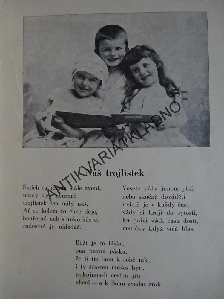MLADOST-RADOST ANEB DÍTKY NAŠE NADĚJE, FRANTIŠEK FIALA, **an