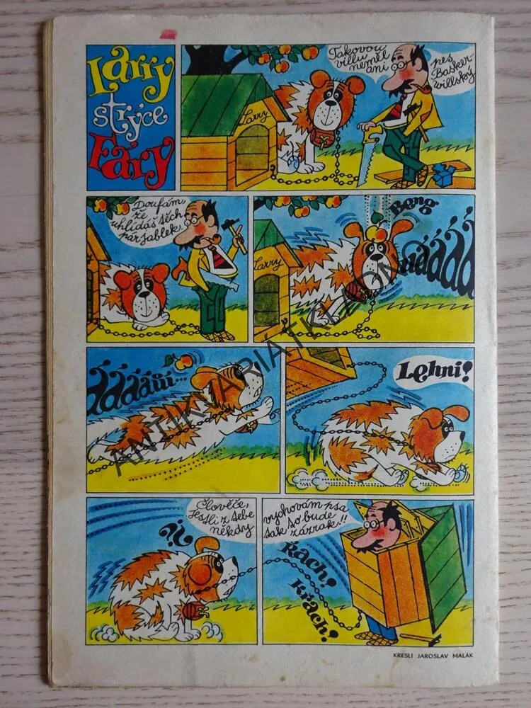 PIONÝR 3/1971, KOMIKS, NEPRAKTA, BURIAN