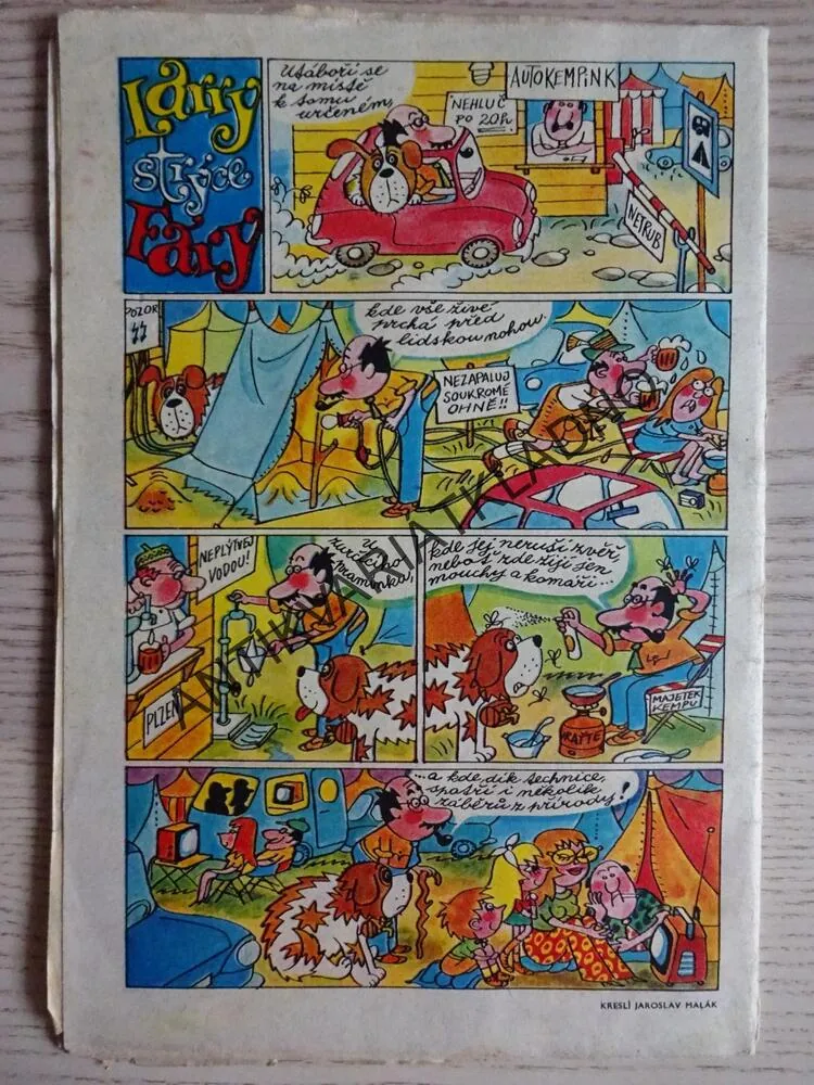 PIONÝR 11/1972, KOMIKS, NEPRAKTA, BURIAN