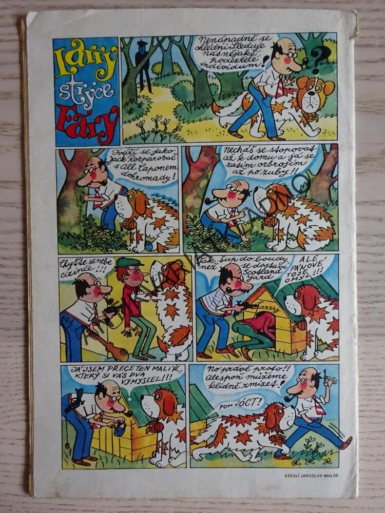 PIONÝR 12/1972, KOMIKS, NEPRAKTA, BURIAN