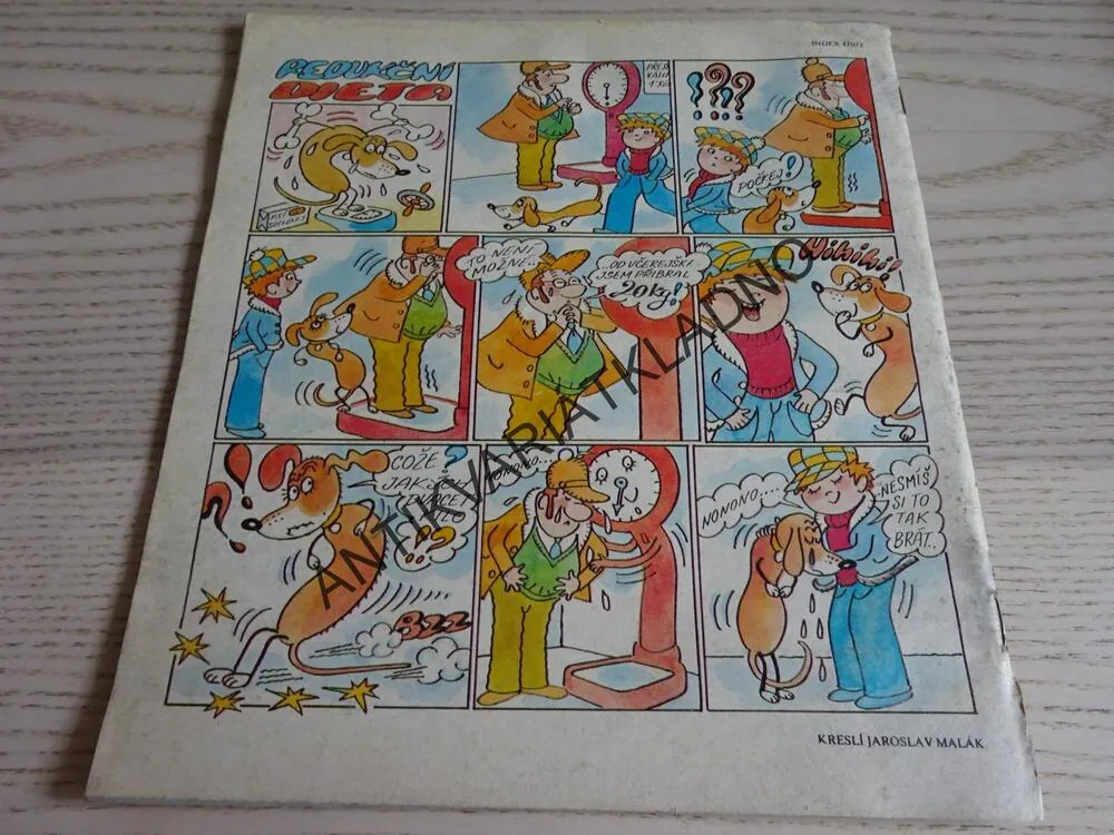 PIONÝR 6/1978, KOMIKS, NEPRAKTA, BURIAN