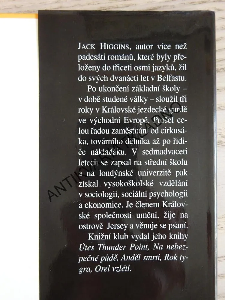 PŘÍPITEK SE SATANÁŠEM, JACK HIGGINS, **an