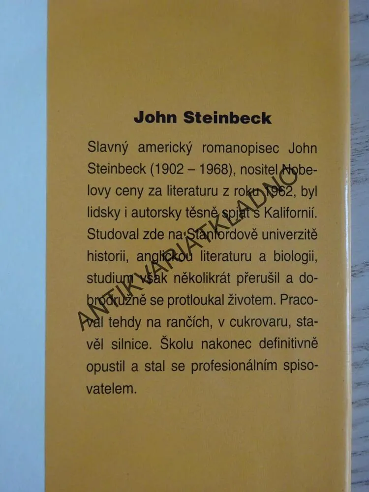 TOULAVÝ AUTOBUS, JOHN STEINBECK, **an