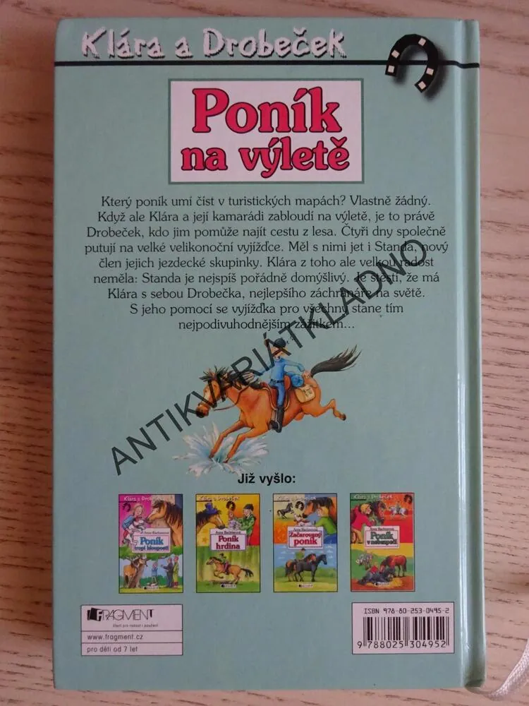 PONÍK NA VÝLETĚ, KLÁRA A DROBEČEK, ANNE BACHNEROVÁ, **an