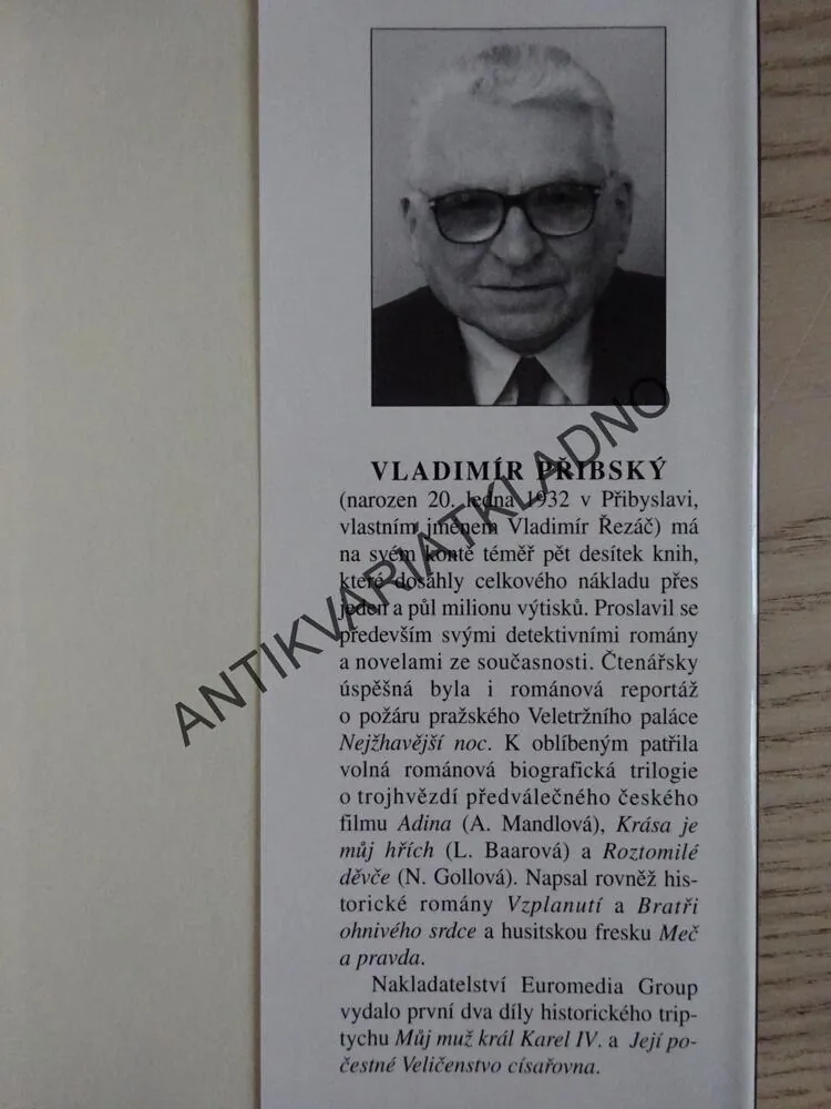 MÁ ČTVRTÁ ŽENA ALŽBĚTA, VLADIMÍR PŘIBSKÝ, **an