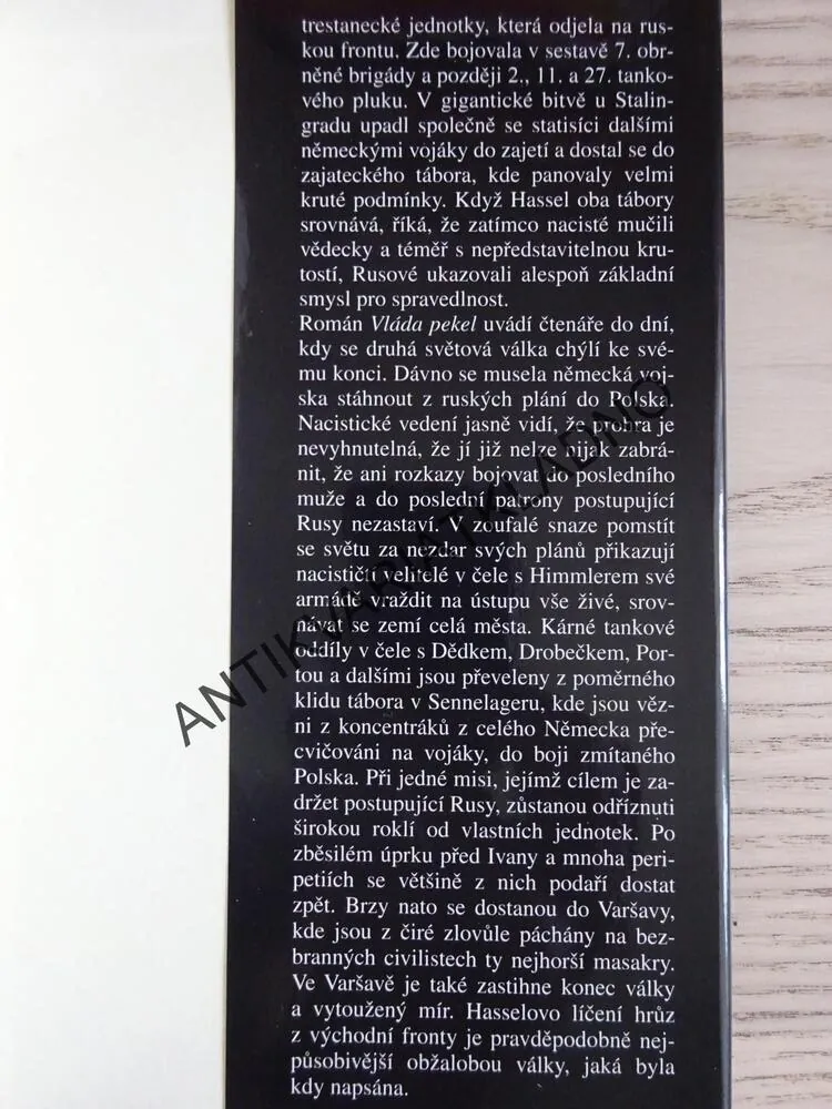 VLÁDA PEKEL, SVEN HASSEL, **an