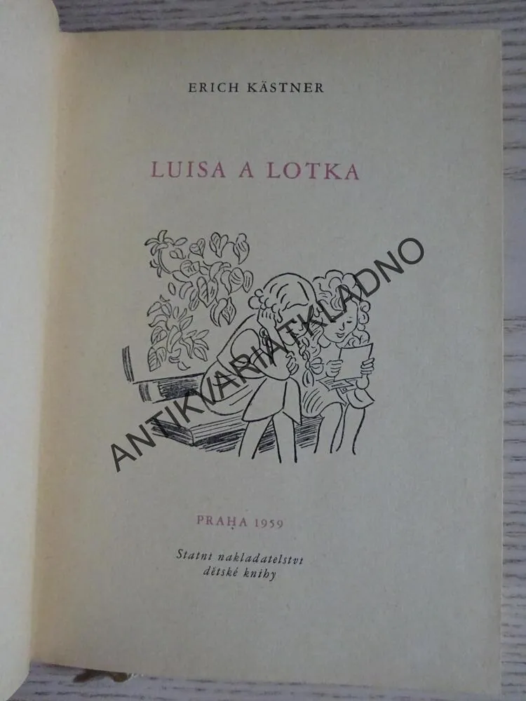 LUISA A LOTKA, ERICH KÄSTNER, **an