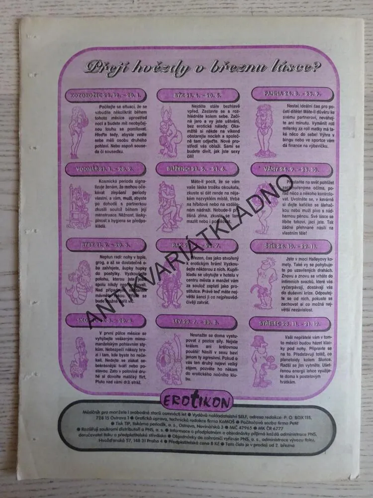 EROTIKON, 3/1995