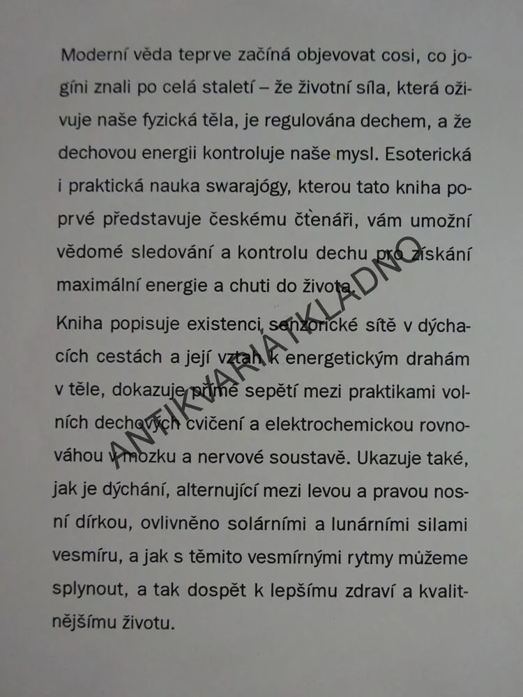 ZÁKLADNÍ KNIHA O DÝCHÁNÍ, HARISH JOHARI, **an