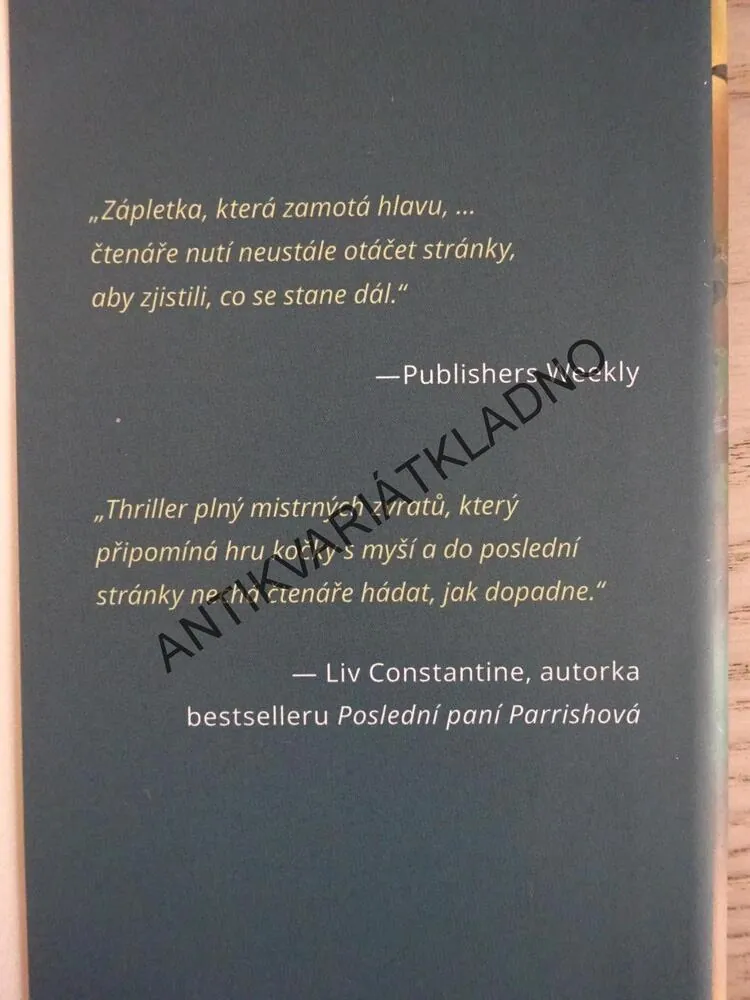 TŘETÍ POLOVIČKA, CAROLA LOVERINGOVÁ, **an