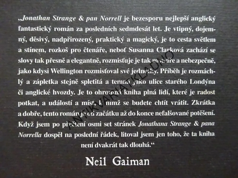 JONATHAN STRANGE, PAN NORRELL, SUSANNA CLARKOVÁ, **an
