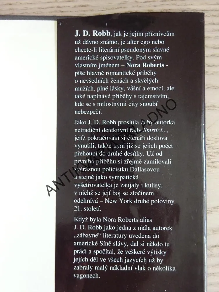 SMRTÍCÍ SETKÁNÍ, J.D ROBB, NORA ROBERTS, **an