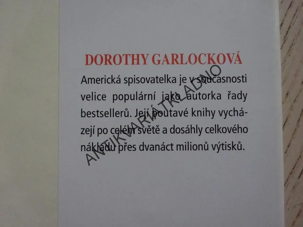 HRDÁ A KRÁSNÁ, DOROTHY GARLOCK, **an