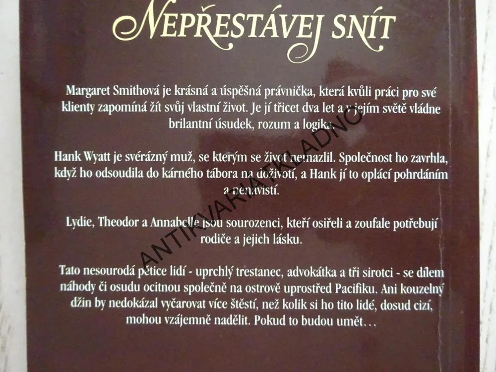 NEPŘESTÁVEJ SNÍT, JILL BARNETTOVÁ, **an