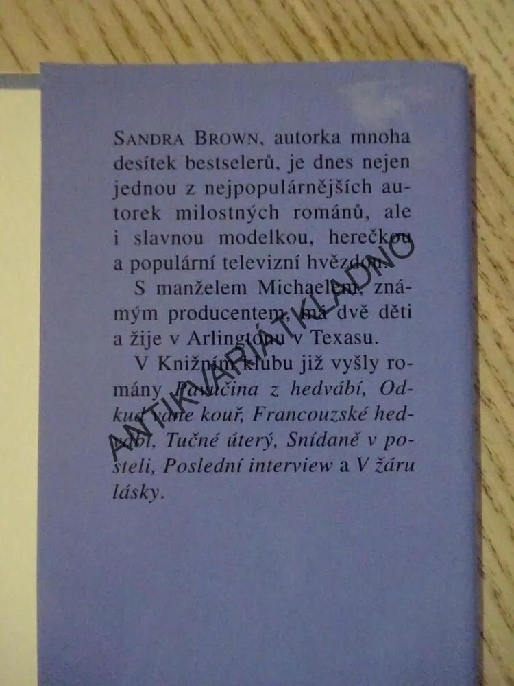 NEBEZPEČNÁ PODOBA, SANDRA BROWN, **an