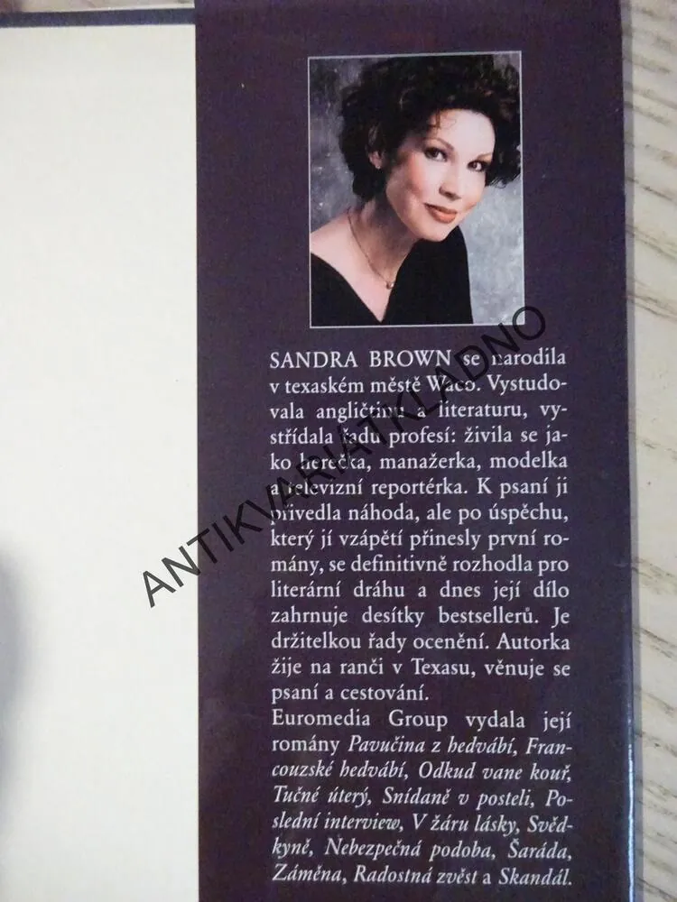 VEČEŘE V HORÁCH, SANDRA BROWN, **an