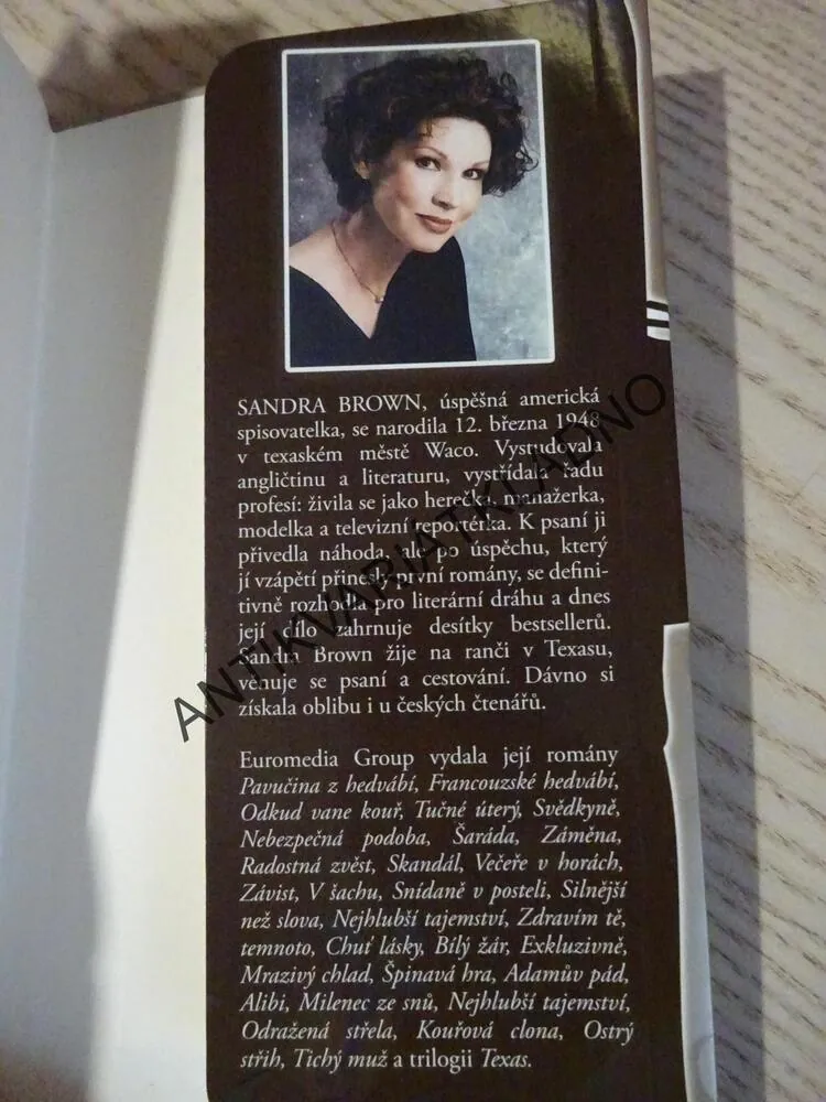 DRSNÝ CHLAP, SANDRA BROWN, **an