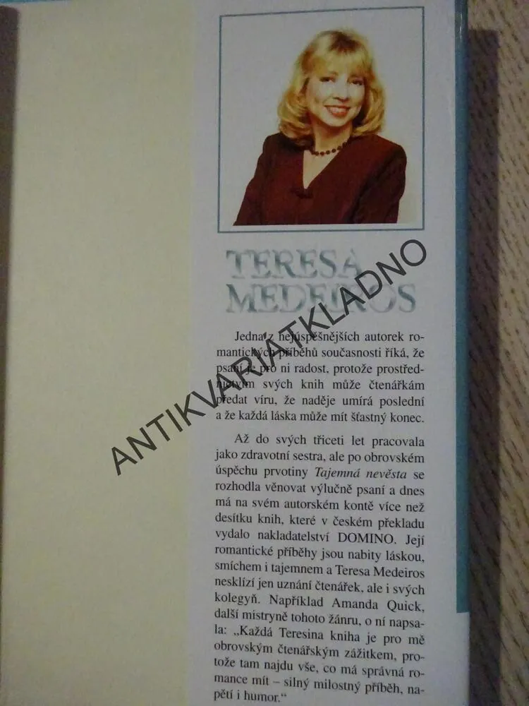 DO SVÍTÁNÍ TVÁ, TERESA MEDEIROS, **an
