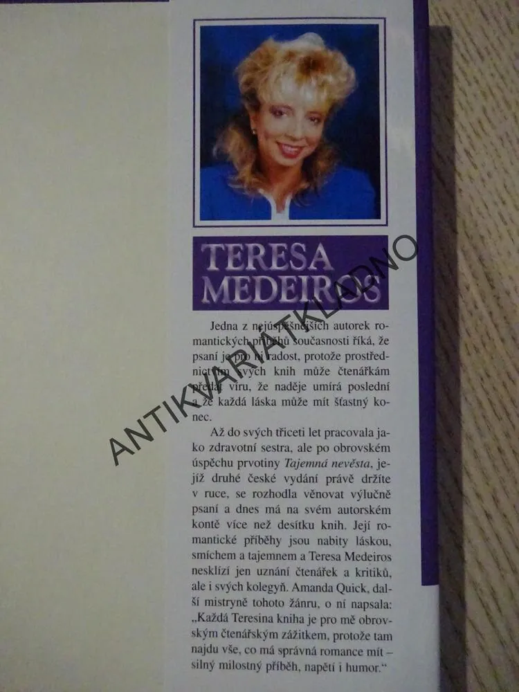 TAJEMNÁ NEVĚSTA, TERESA MEDEIROS, **an