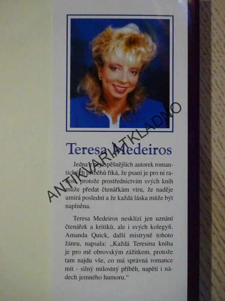ŠEPOT RŮŽÍ, TERESA MEDEIROS, **an