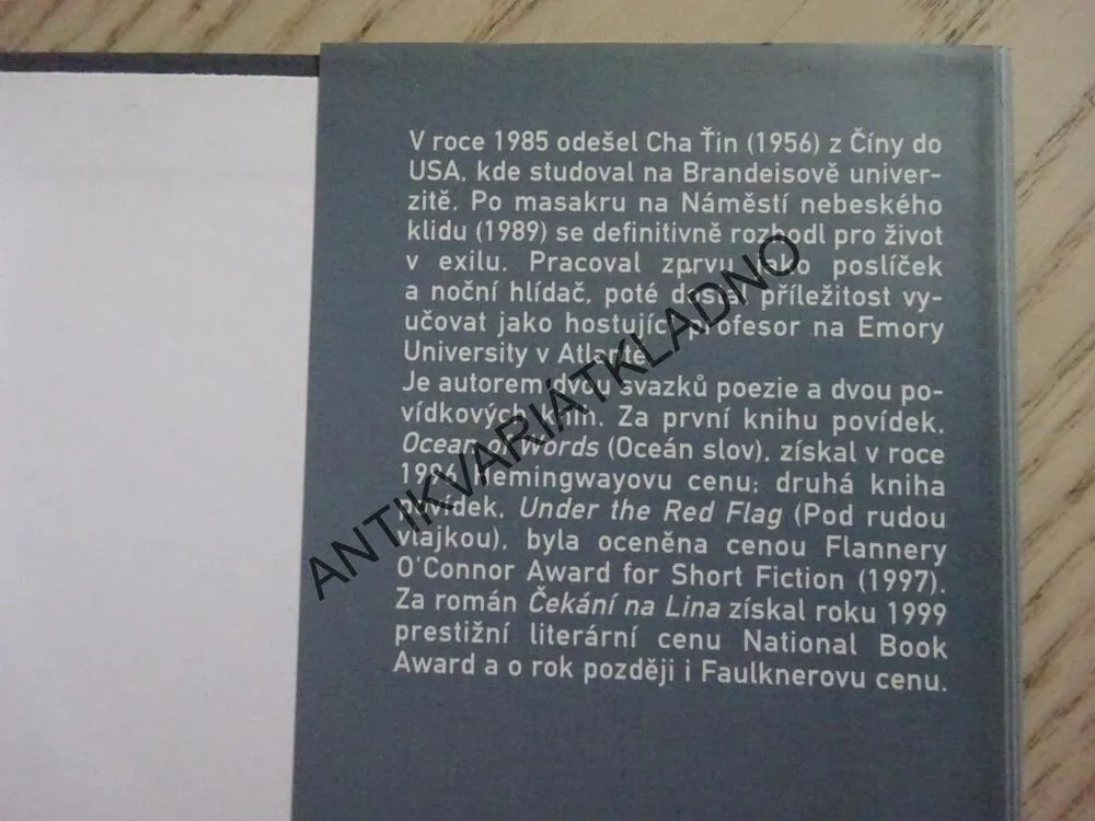 ČEKÁNÍ NA LINA, CHA ŤIN, **an
