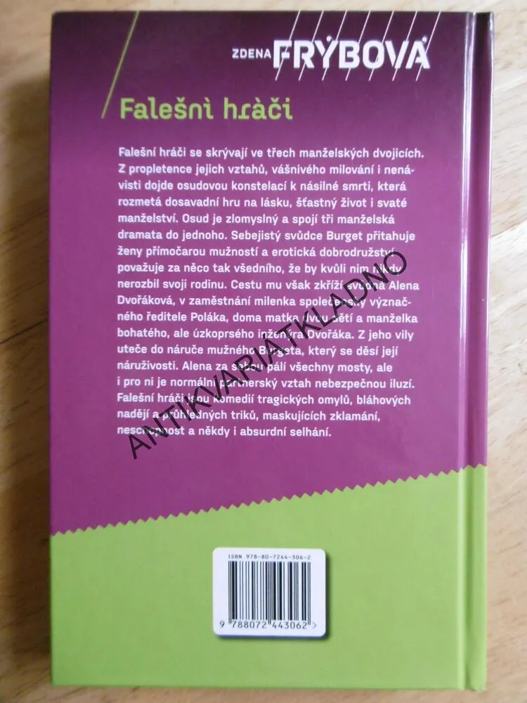 FALEŠNÍ HRÁČI, ZDENA FRÝBOVÁ, **an
