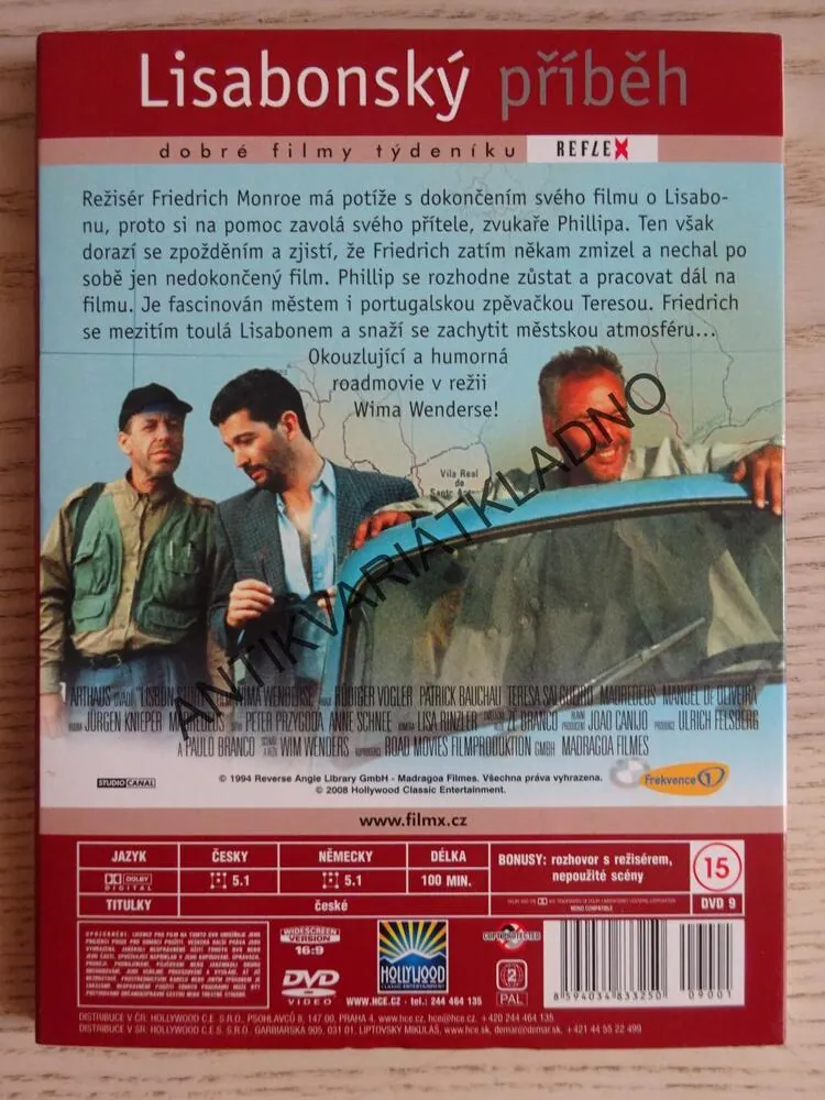 LISABONSKÝ PŘÍBĚH, DVD FILM