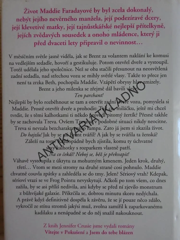ŘÍKEJ MI LŽI, JENNIFER CRUSIE, **an