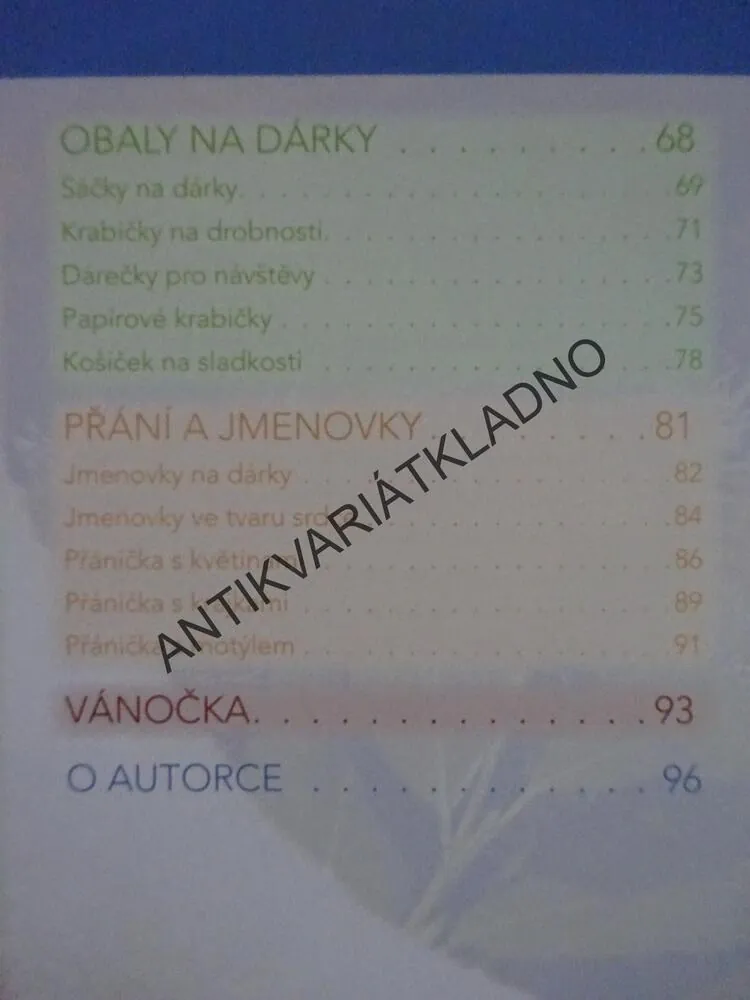 VÝTVARNÉ VÁNOCE, ALENA ISABELLA GRIMMICHOVÁ, **an