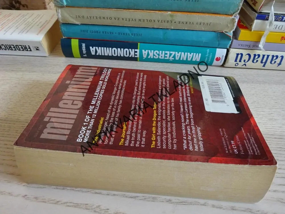 THE GIRL WITH THE DRAGON TATTOO, STIEG LARSSON, ANGLICKY, **an