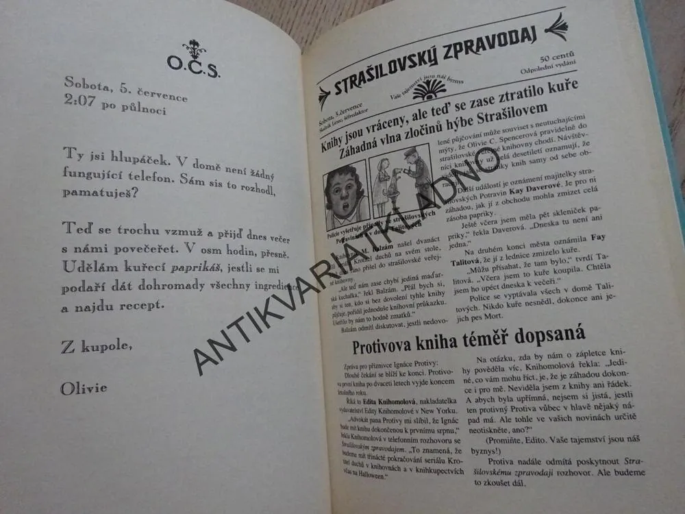 SMRT TI SLUŠÍ, U STARÉHO HŘBITOVA 43, KNIHA PRVNÍ, KATE KLISEOVÁ, **an