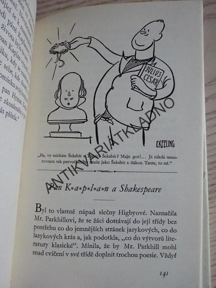 PAN KAPLAN MÁ TŘÍDU RÁD, Q. ROSS, **an