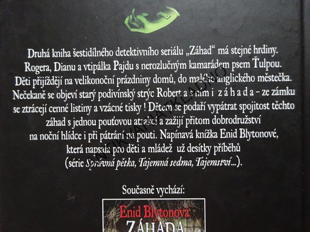 ZÁHADA ZELENÉ RUKAVICE, ENID BLYTONOVÁ, **an