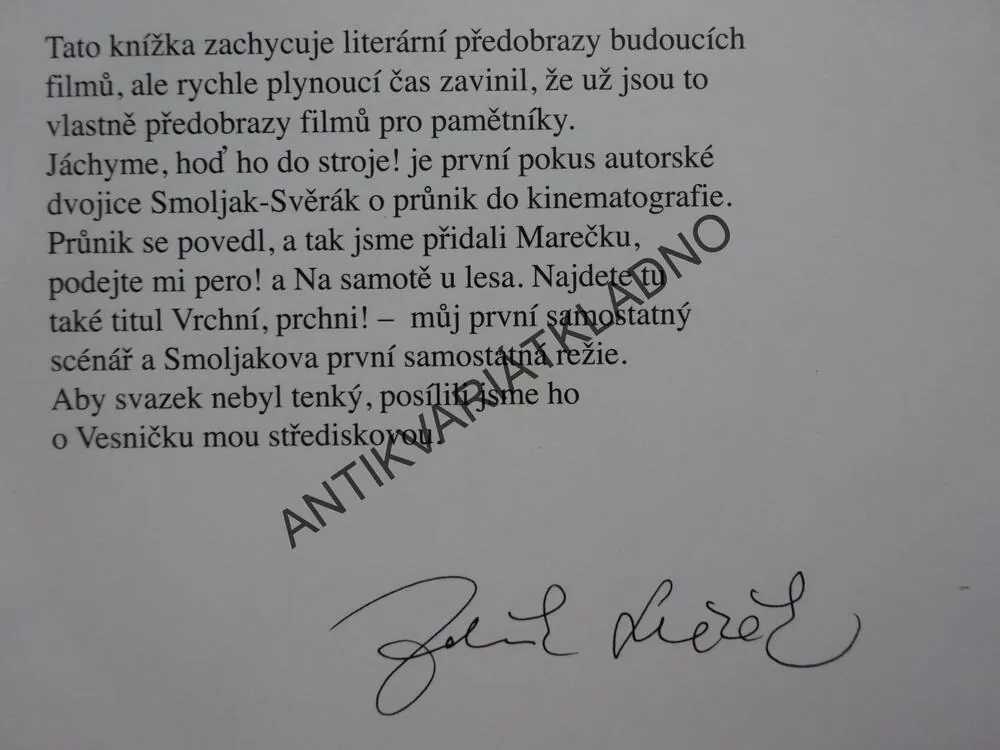 FILMOVÉ KOMEDIE I., ZDENĚK SVĚRÁK, SMOLJAK, **an