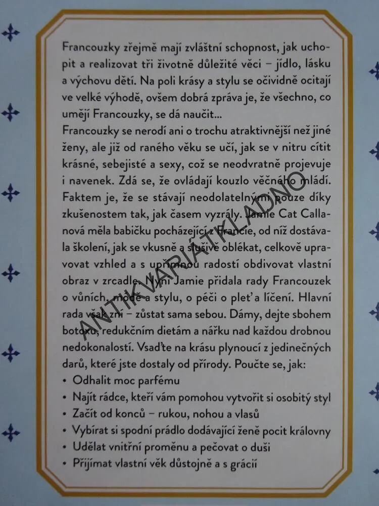 FRANCOUZKY NEZTRÁCEJÍ ŠMRNC, JAMIE CAT CALLANOVÁ, **an