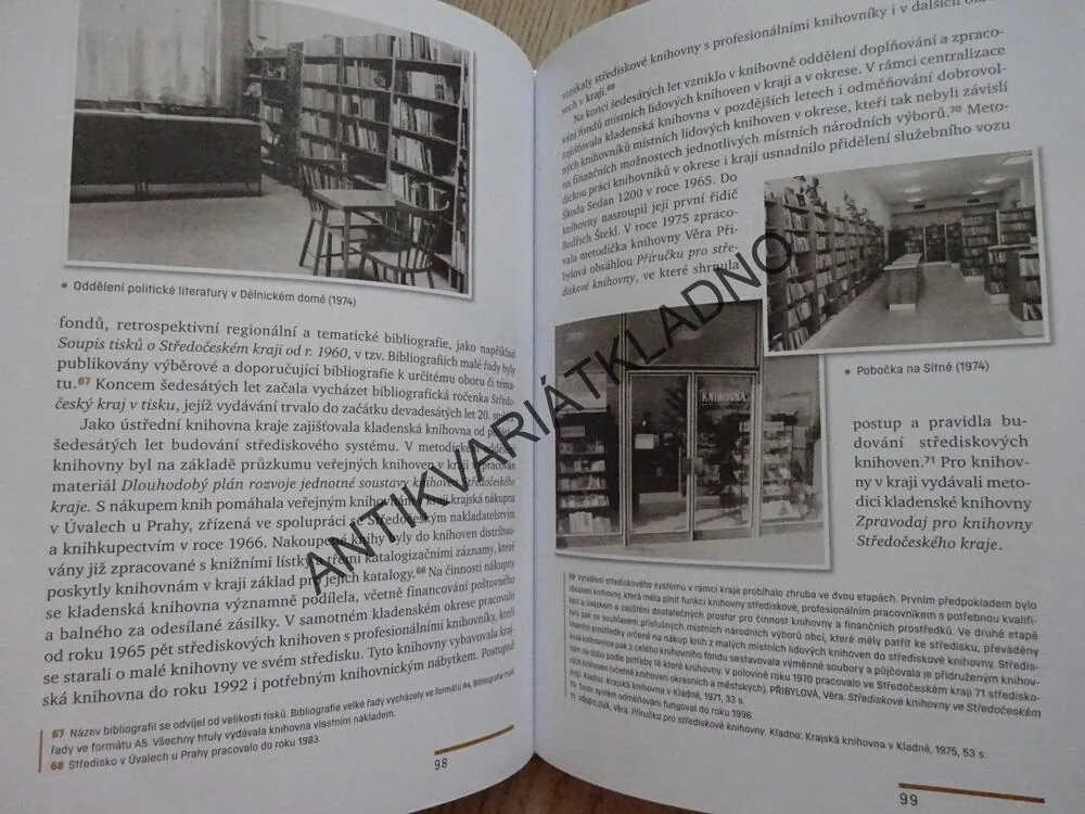 STŘEDOČESKÁ VĚDECKÁ KNIHOVNA TROJÍM POHLEDEM, SBORNÍK K 120. VÝROČÍ, **an